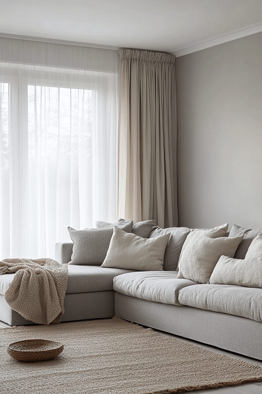 29 Grey Minimalist Living Room Ideas That Exude Calm and Clarity 15 Grey minimalist living room