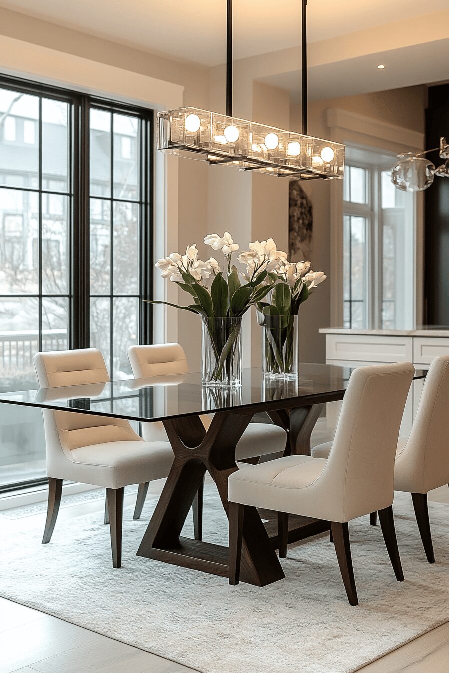 29 Contemporary Dining Room Ideas for a Perfectly Polished Dining Space 17 contemporary dining room