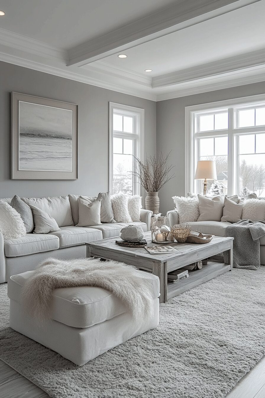 29 Grey Minimalist Living Room Ideas That Exude Calm and Clarity 19 Grey minimalist living room