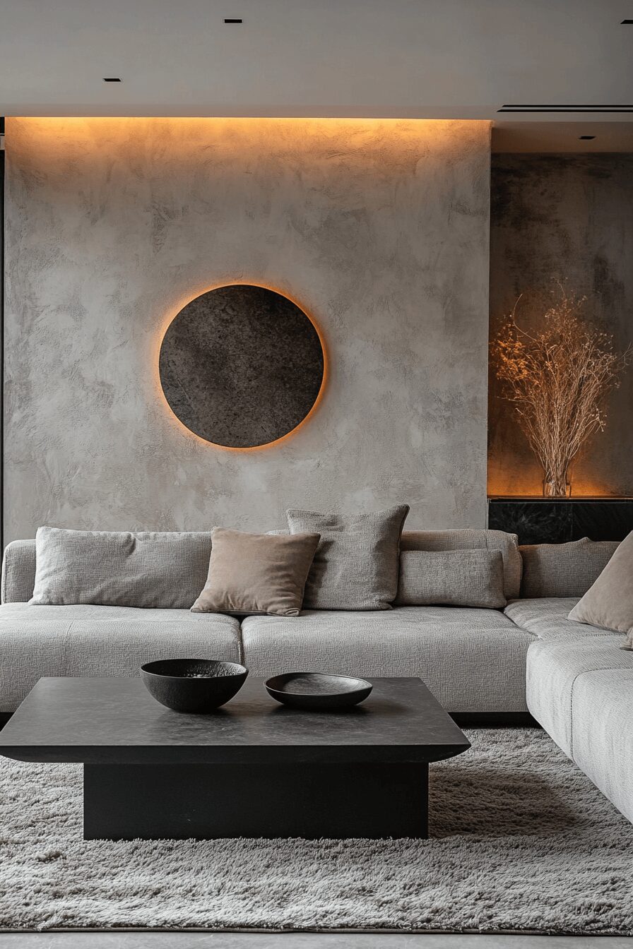 29 Grey Minimalist Living Room Ideas That Exude Calm and Clarity 2 Grey minimalist living room