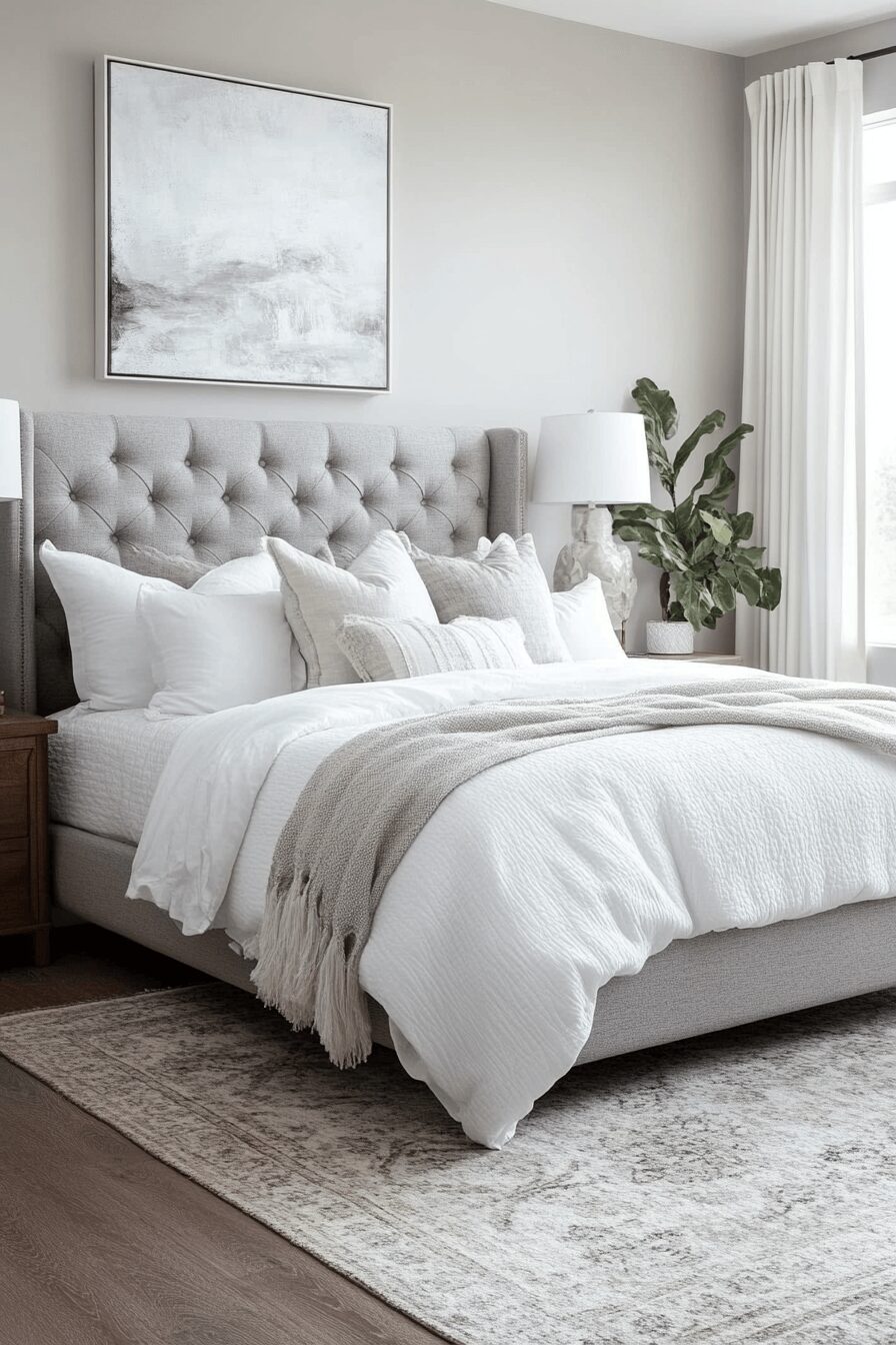 29 Grey and White Interior Design Ideas to Create a Timeless Look 2 Grey and white interior design