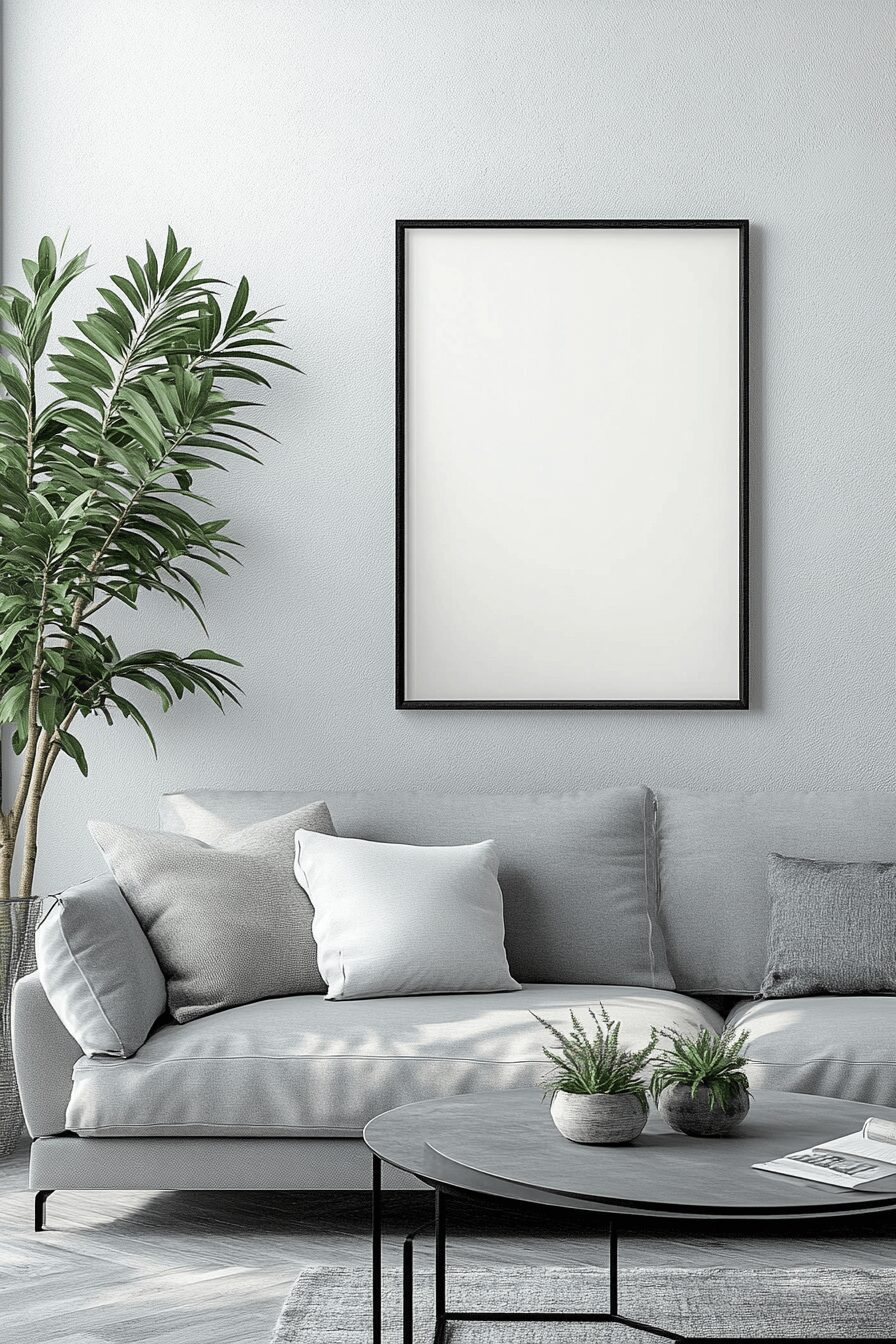 29 Grey Minimalist Living Room Ideas That Exude Calm and Clarity 27 Grey minimalist living room