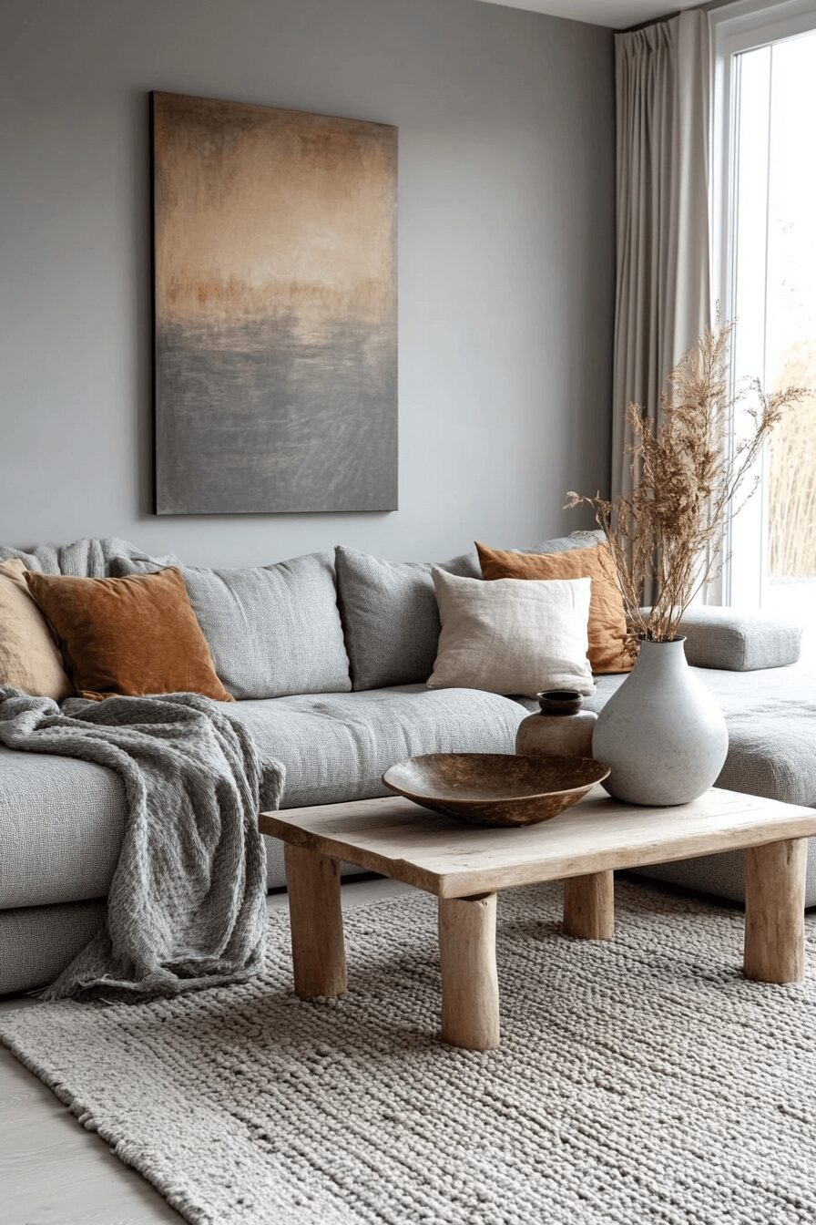 29 Grey Minimalist Living Room Ideas That Exude Calm and Clarity 4 Grey minimalist living room
