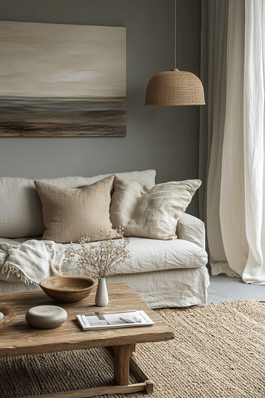 29 Grey Minimalist Living Room Ideas That Exude Calm and Clarity 5 Grey minimalist living room