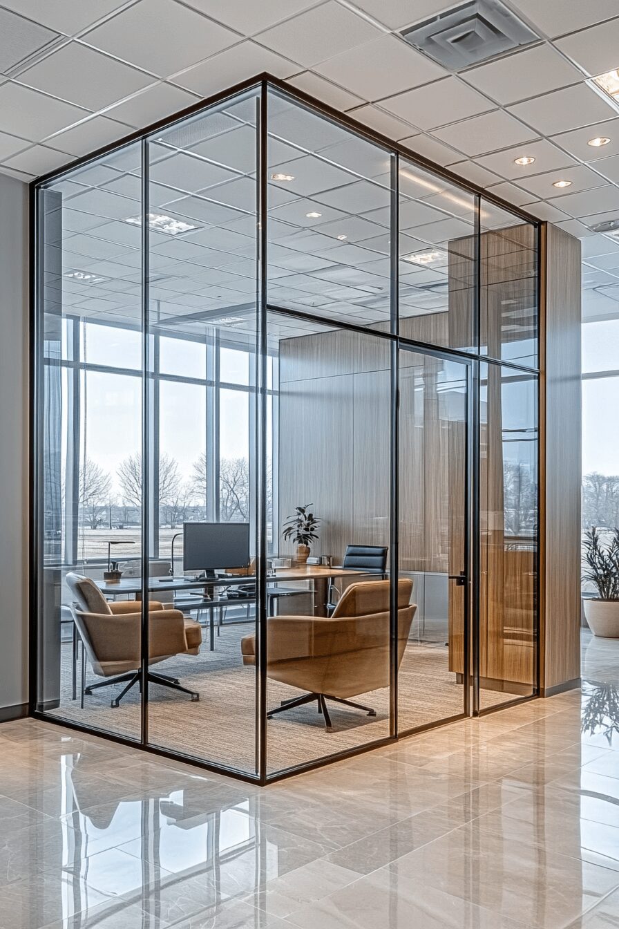 29 Contemporary Office Ideas for a High-End Office Space Makeover 7 contemporary office