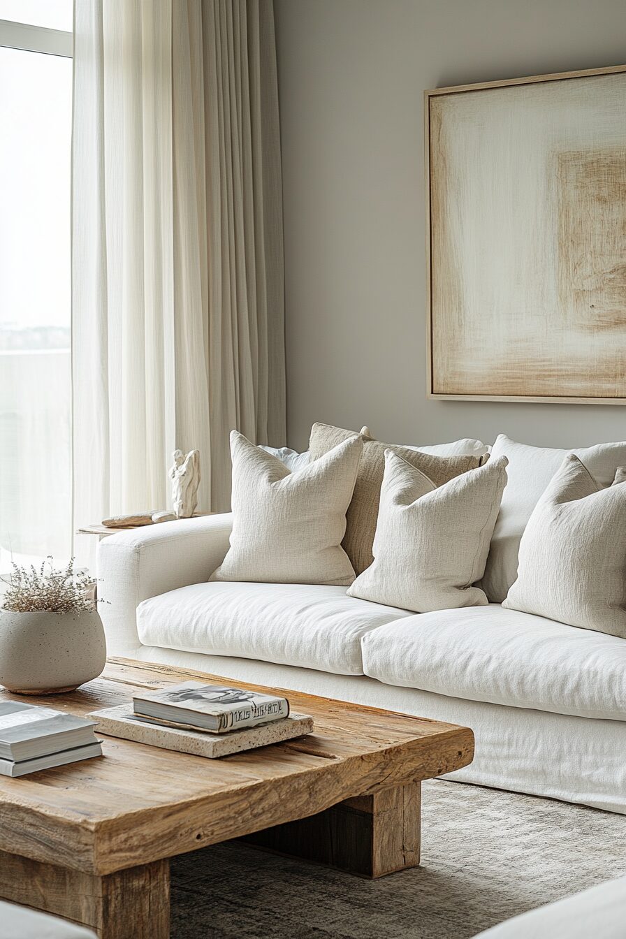 29 Grey Minimalist Living Room Ideas That Exude Calm and Clarity 9 Grey minimalist living room