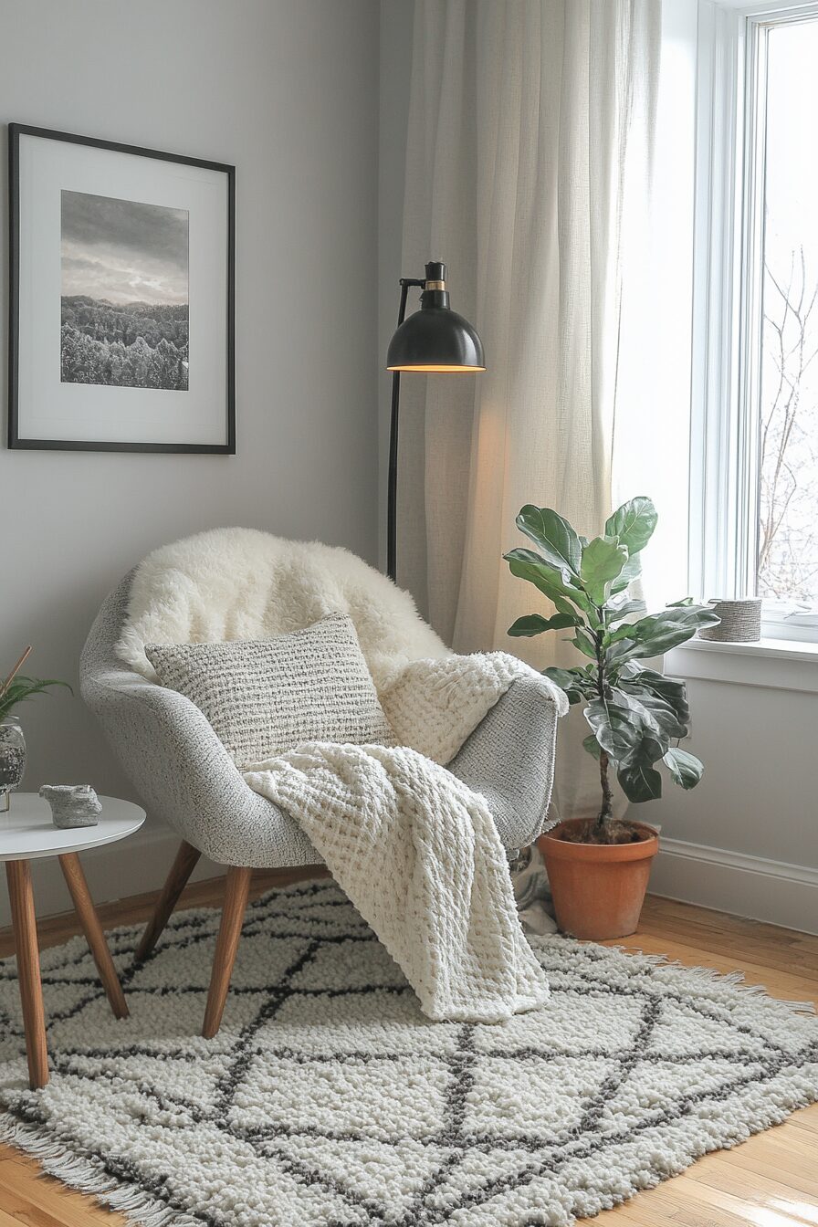 29 Grey and White Interior Design Ideas to Create a Timeless Look 15 Grey and white interior design