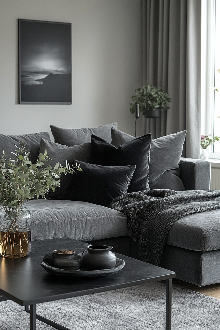 29 Grey Minimalist Living Room Ideas That Exude Calm and Clarity 22 Grey minimalist living room