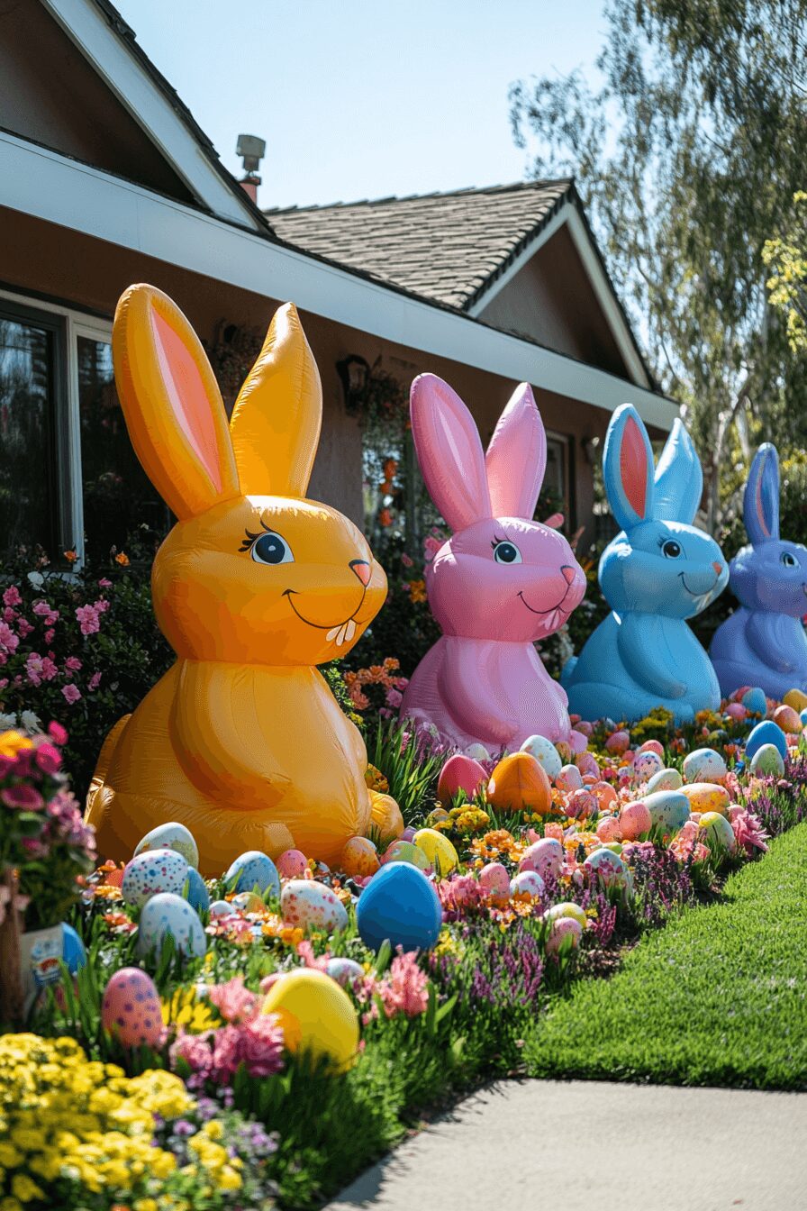 29 Easter Yard Decorations That Capture the Spirit of Spring Perfectly 1 easter yard decorations