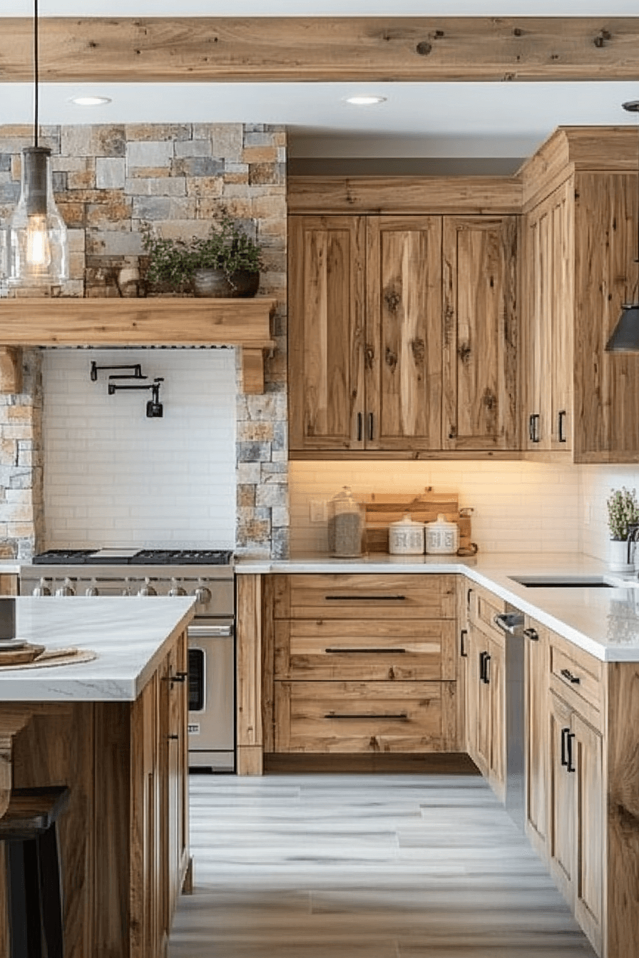 29 Natural Wood Kitchen Cabinets Inspirations to Bring Organic Beauty Into Your Home 10 natural wood kitchen cabinets