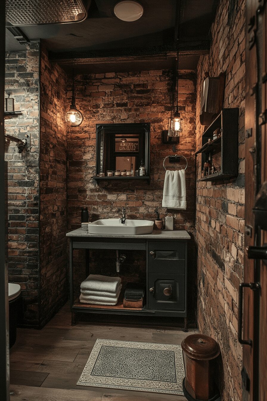 29 Industrial Restroom Inspirations for Edgy Interior Design 10 Industrial restroom