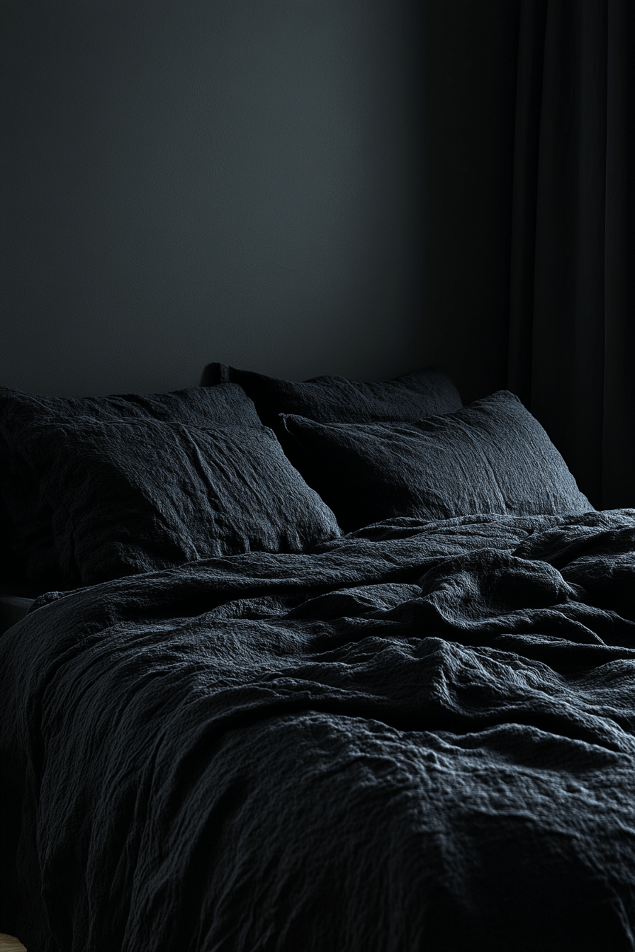 29 Minimalistic Dark Bedroom Ideas to Transform Your Room with Depth and Drama 10 minimalistic bedroom ideas dark