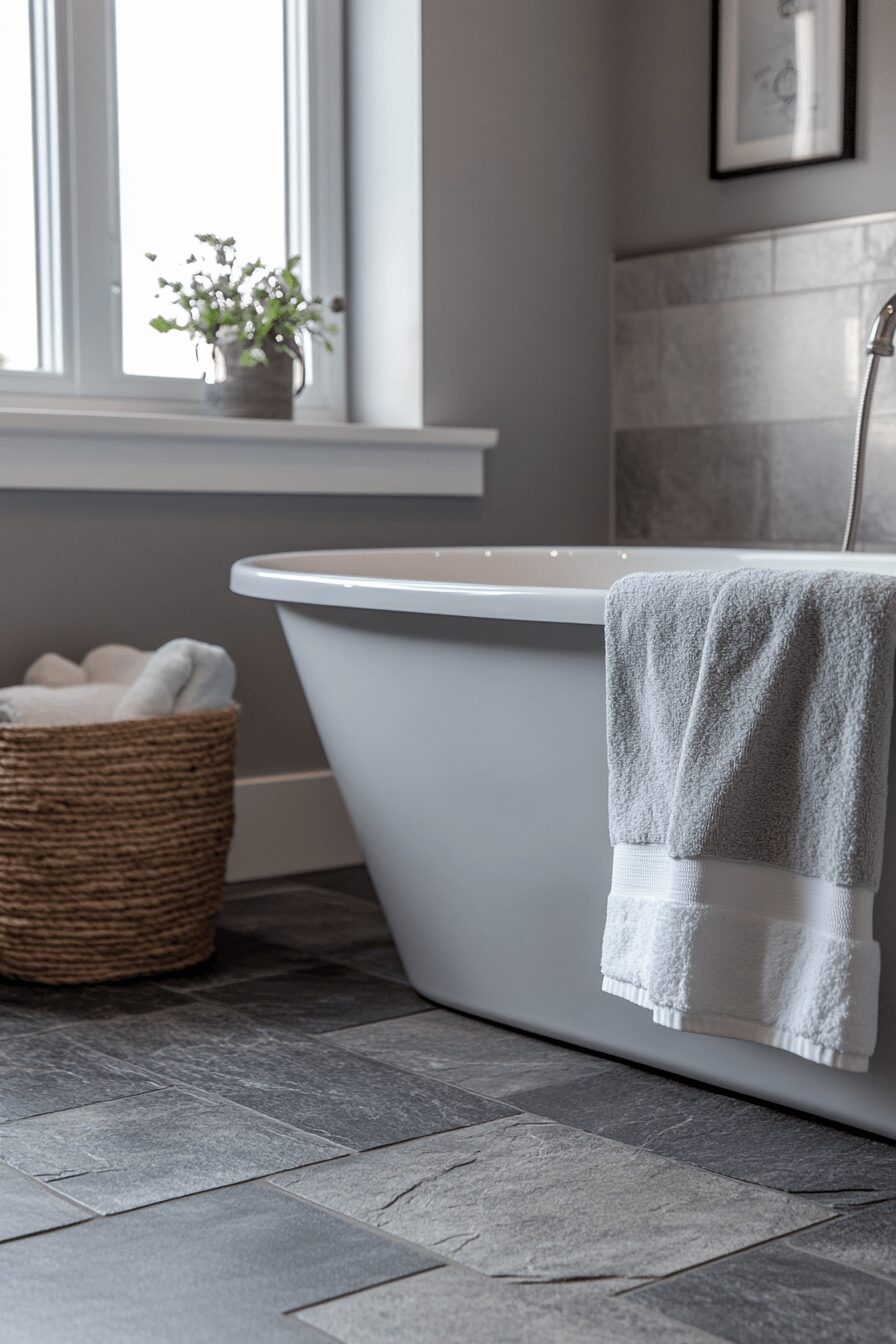 29 Grey Bathroom Decor Ideas to Keep Things Neutral Yet Stylish 10 grey bathroom decor