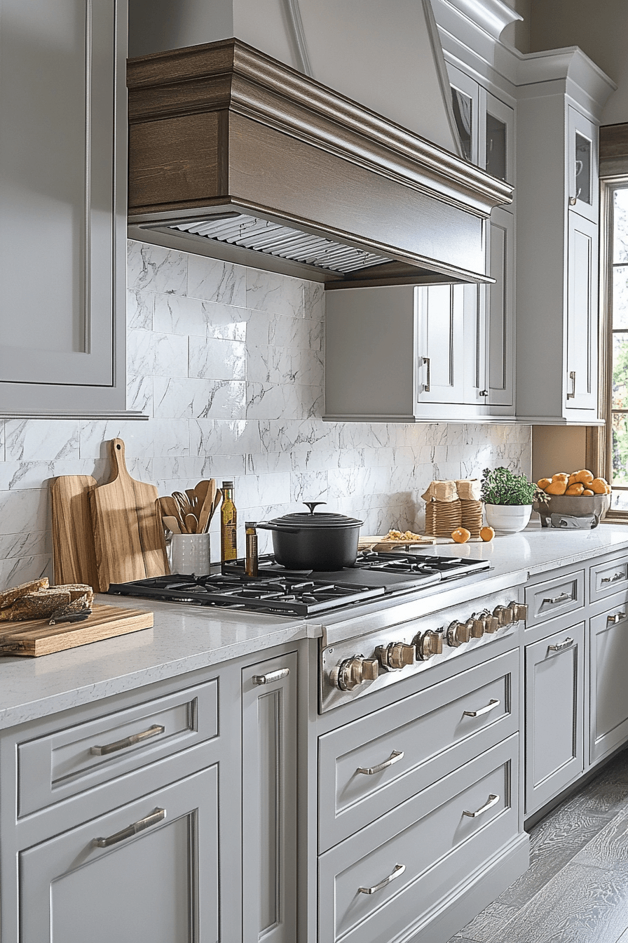 29 Light Gray Kitchen Cabinets Ideas for a Clean and Refreshing Kitchen Makeover 11 light gray kitchen cabinets