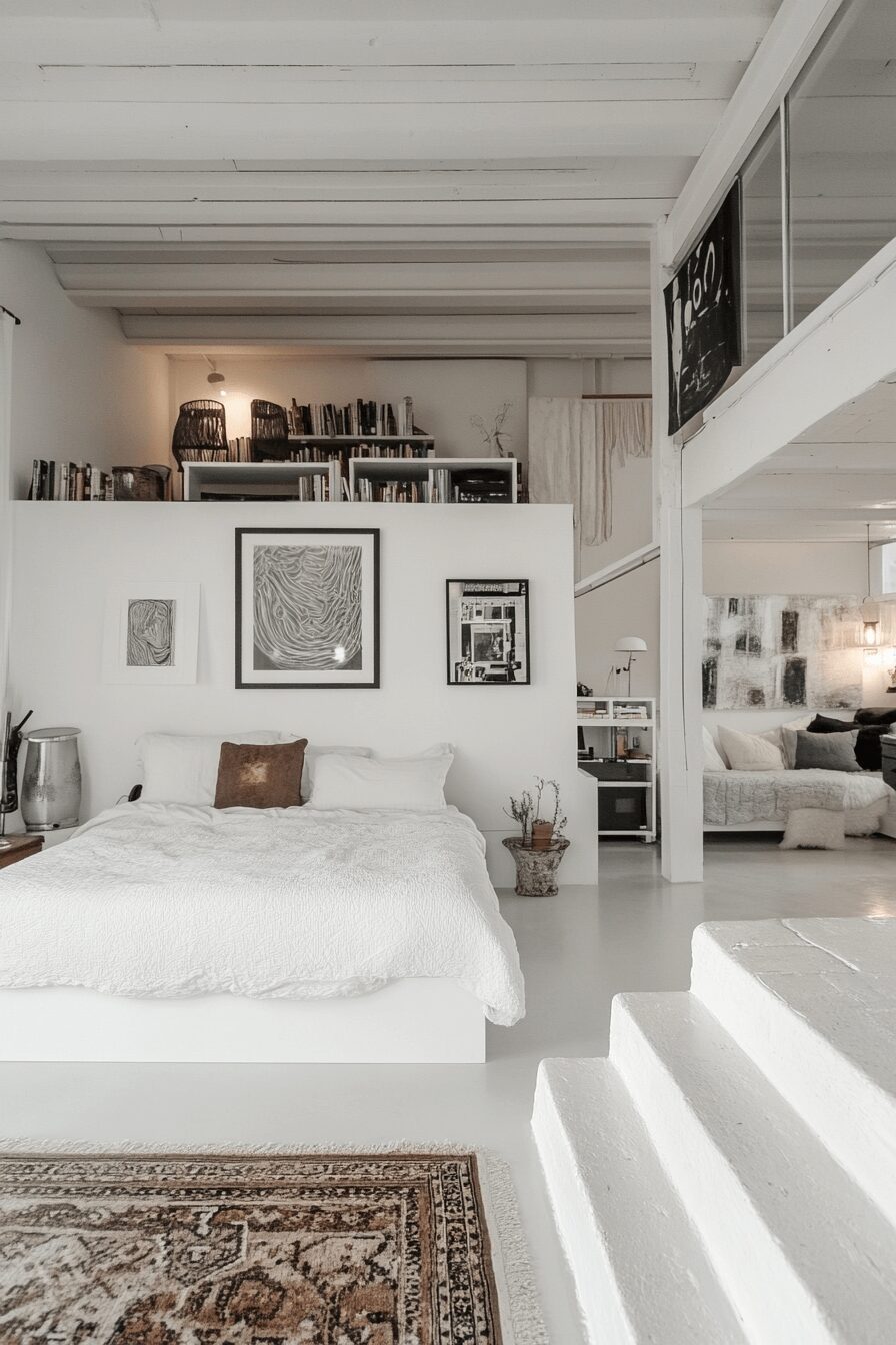 29 White Aesthetic Bedroom Ideas That Embrace Minimalist Beauty 11 white aesthetic bedroom