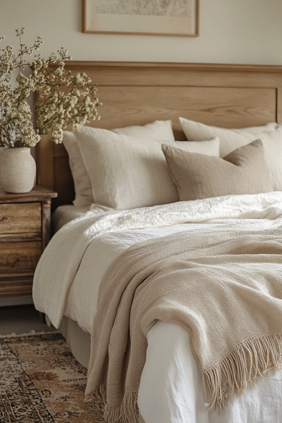 29 Cozy Neutral Bedroom Ideas to Wrap Your Room in Gentle Warmth 12 cozy neutral bedroom