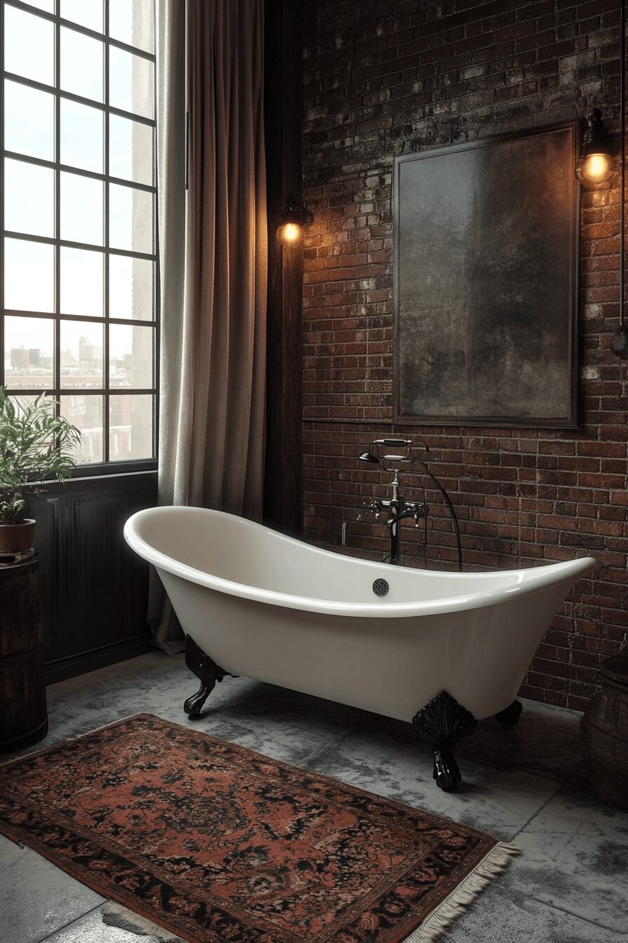 29 Rustic Industrial Bathroom Ideas for a Bold Decor Statement 12 Rustic industrial bathroom