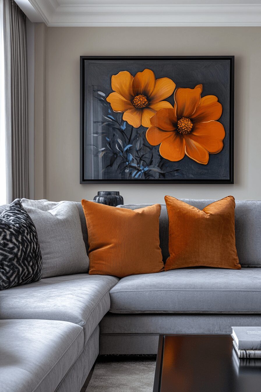 29 Grey Sofa Decor Ideas to Refresh Your Space with Ease 12 grey sofa decor