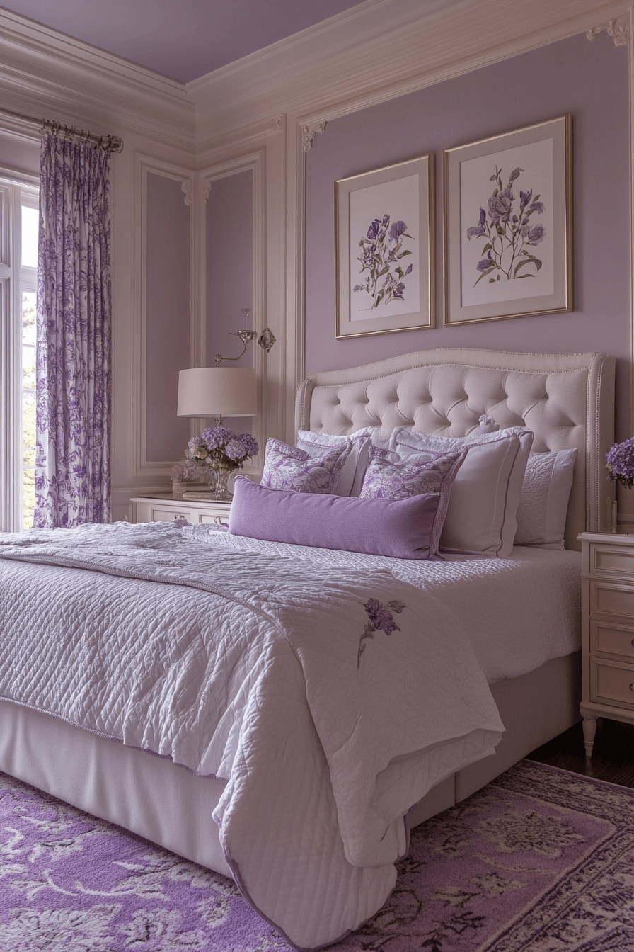 29 Soft Lavender Bedroom Ideas to Create a Calm and Cozy Retreat 12 Soft Lavender Bedroom