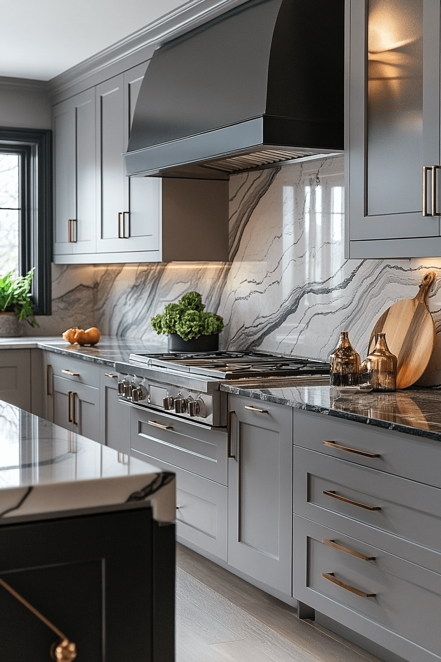 29 Light Gray Kitchen Cabinets Ideas for a Clean and Refreshing Kitchen Makeover 12 light gray kitchen cabinets