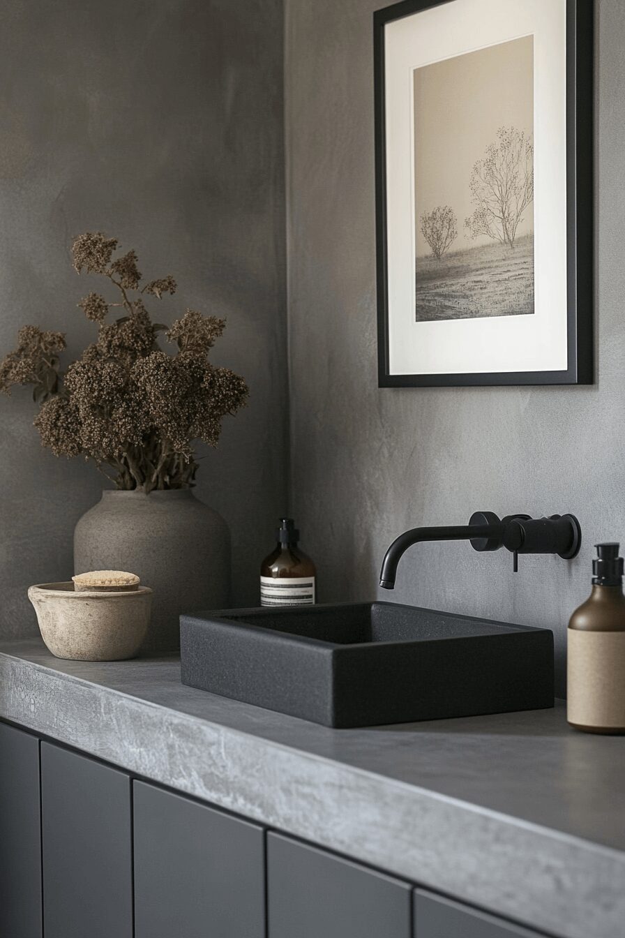 29 Grey Bathroom Decor Ideas to Keep Things Neutral Yet Stylish 12 grey bathroom decor