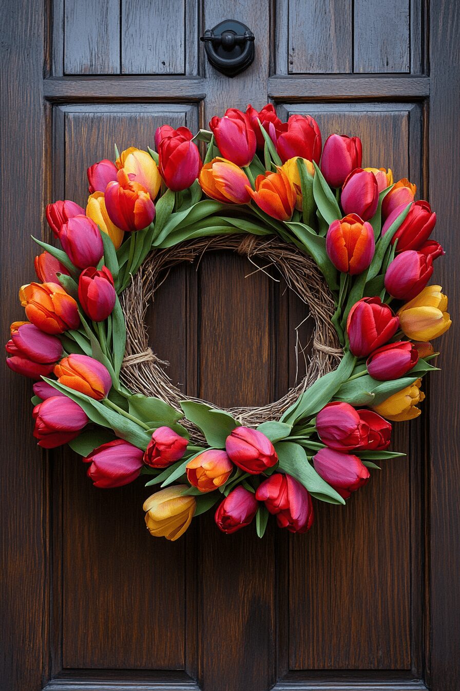29 Easter Wreaths for Front Door Ideas for a Fresh and Colorful Look 12 easter wreaths for front door