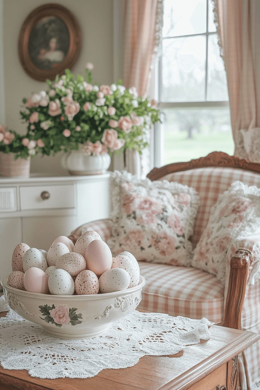 29 Easter Living Room Decor Ideas for a Colorful and Creative Vibe 13 easter living room decor