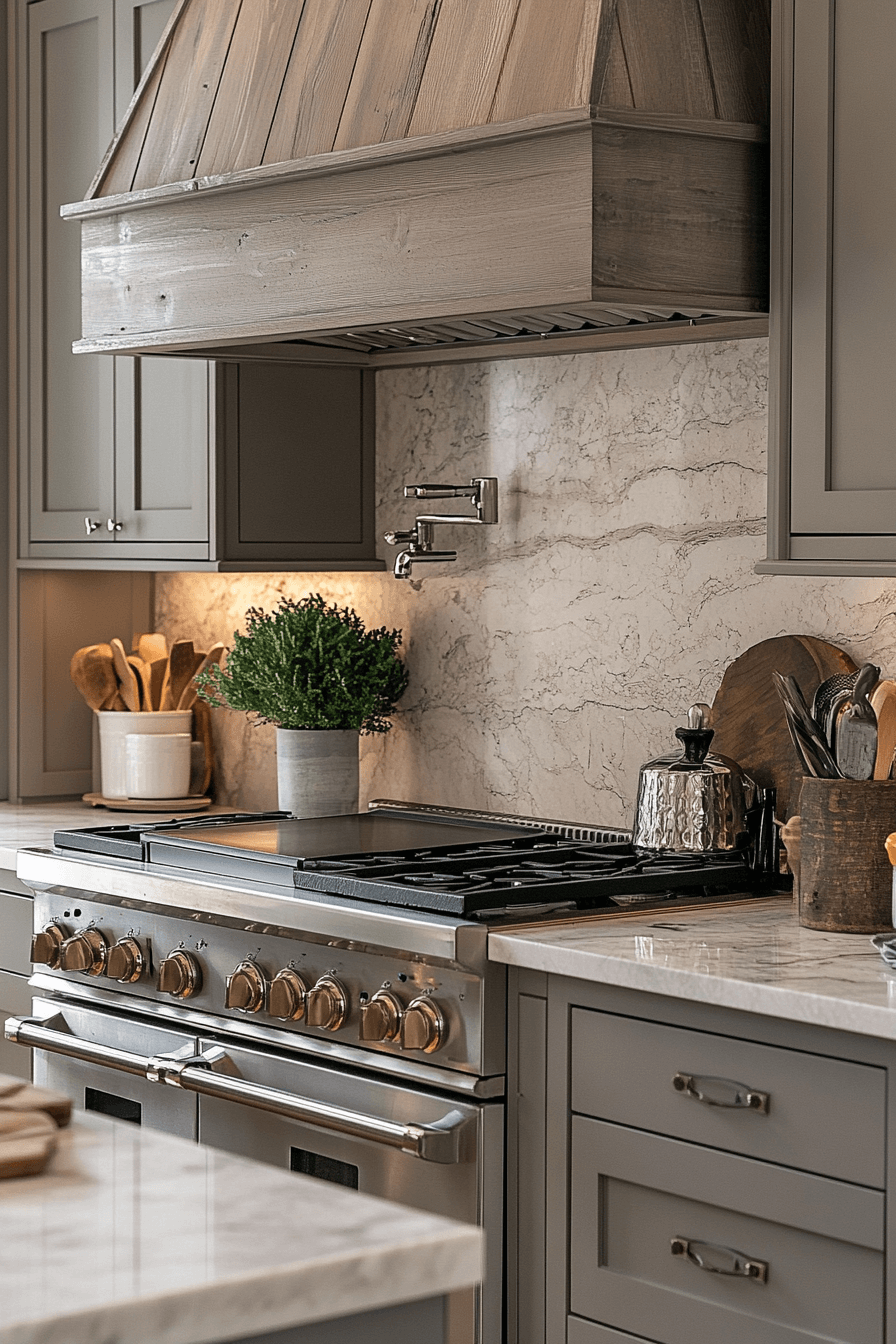 29 Greige Kitchen Cabinets Styles to Create a Balanced and Beautiful Kitchen 13 greige kitchen cabinets