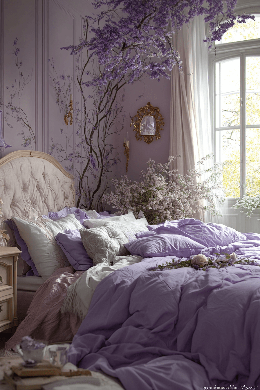 29 Soft Lavender Bedroom Ideas to Create a Calm and Cozy Retreat 14 Soft Lavender Bedroom