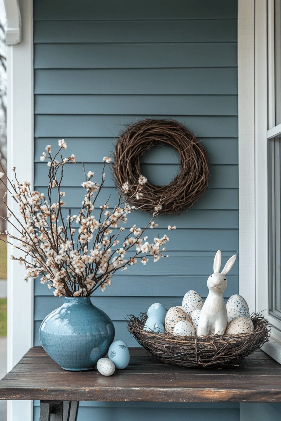 29 Easter Porch Decor Ideas to Greet the Season with Creativity and Joy 15 easter porch decor
