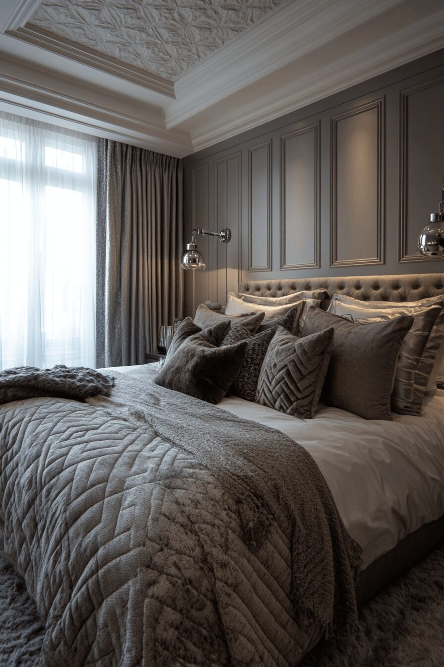 29 Grey Bedroom Decor Ideas That Mix Comfort and Clean Design 15 grey bedroom decor