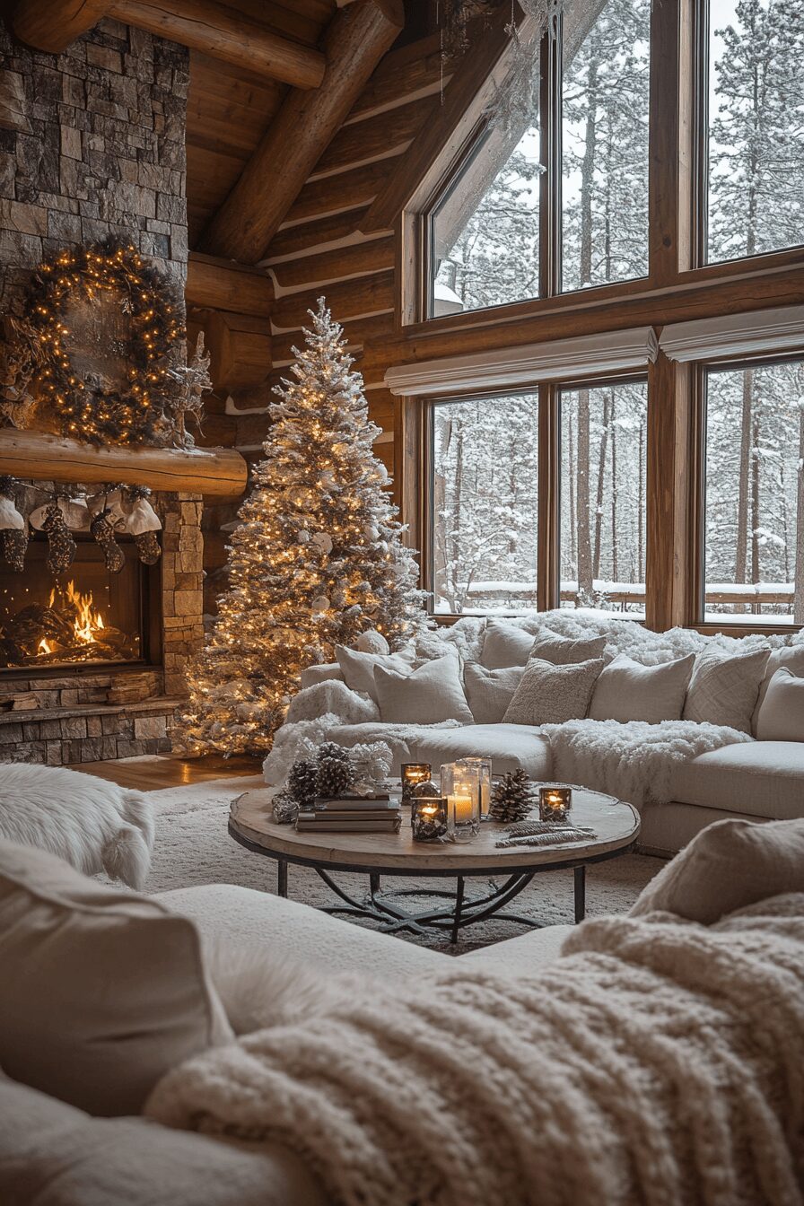 29 Winter Cabin Interior Ideas That Turn Cold Days into Cozy Moments 15 winter cabin interior