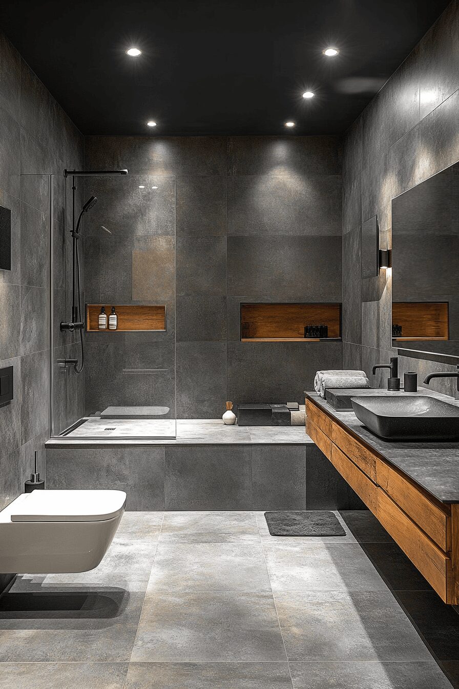 29 Grey Bathroom Decor Ideas to Keep Things Neutral Yet Stylish 15 grey bathroom decor