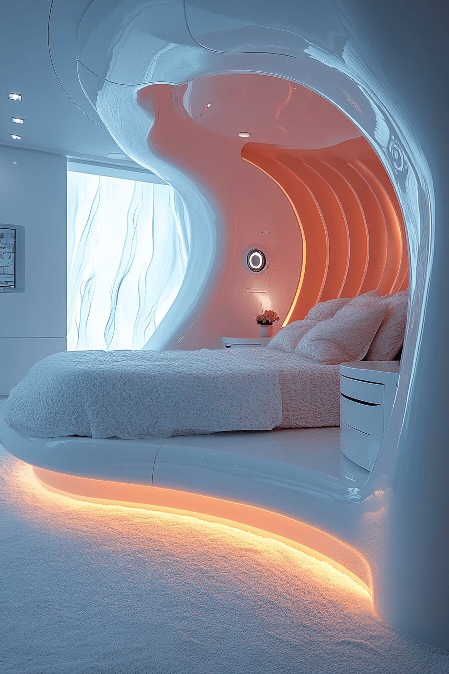 29 White Aesthetic Bedroom Ideas That Embrace Minimalist Beauty 15 white aesthetic bedroom