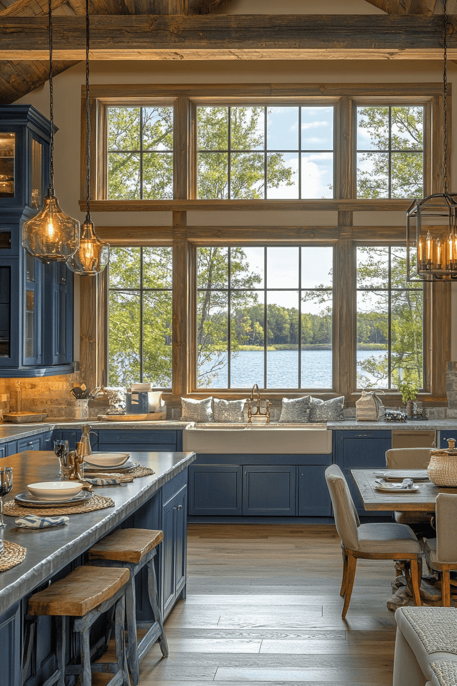 29 Navy Blue Kitchen Cabinets Ideas to Achieve a Sleek and Stylish Kitchen 15 navy blue kitchen cabinets