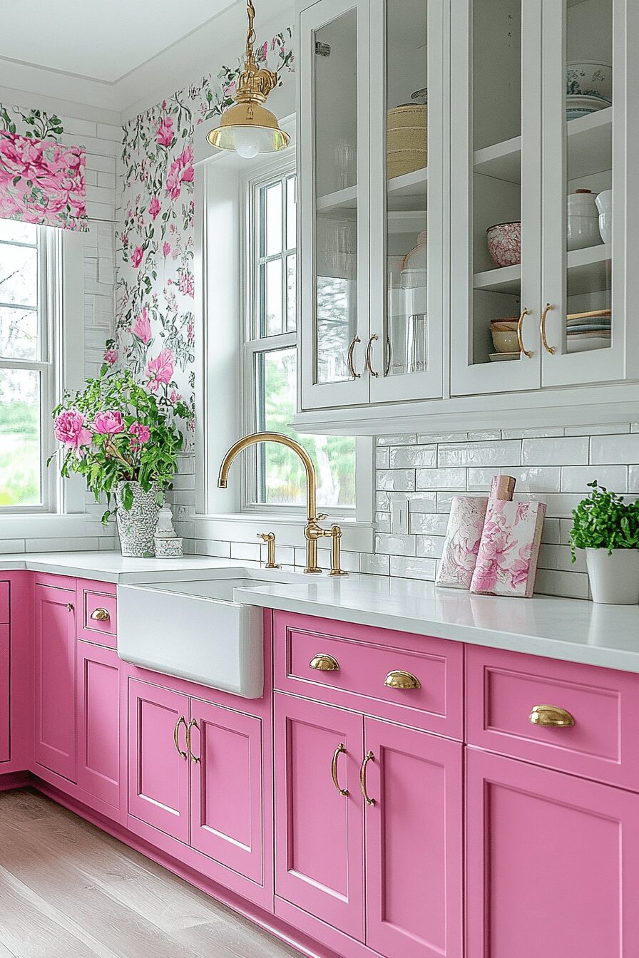 29 Pink Kitchen Ideas That Prove Pink Is Perfect for Every Style 15 pink kitchen ideas decor
