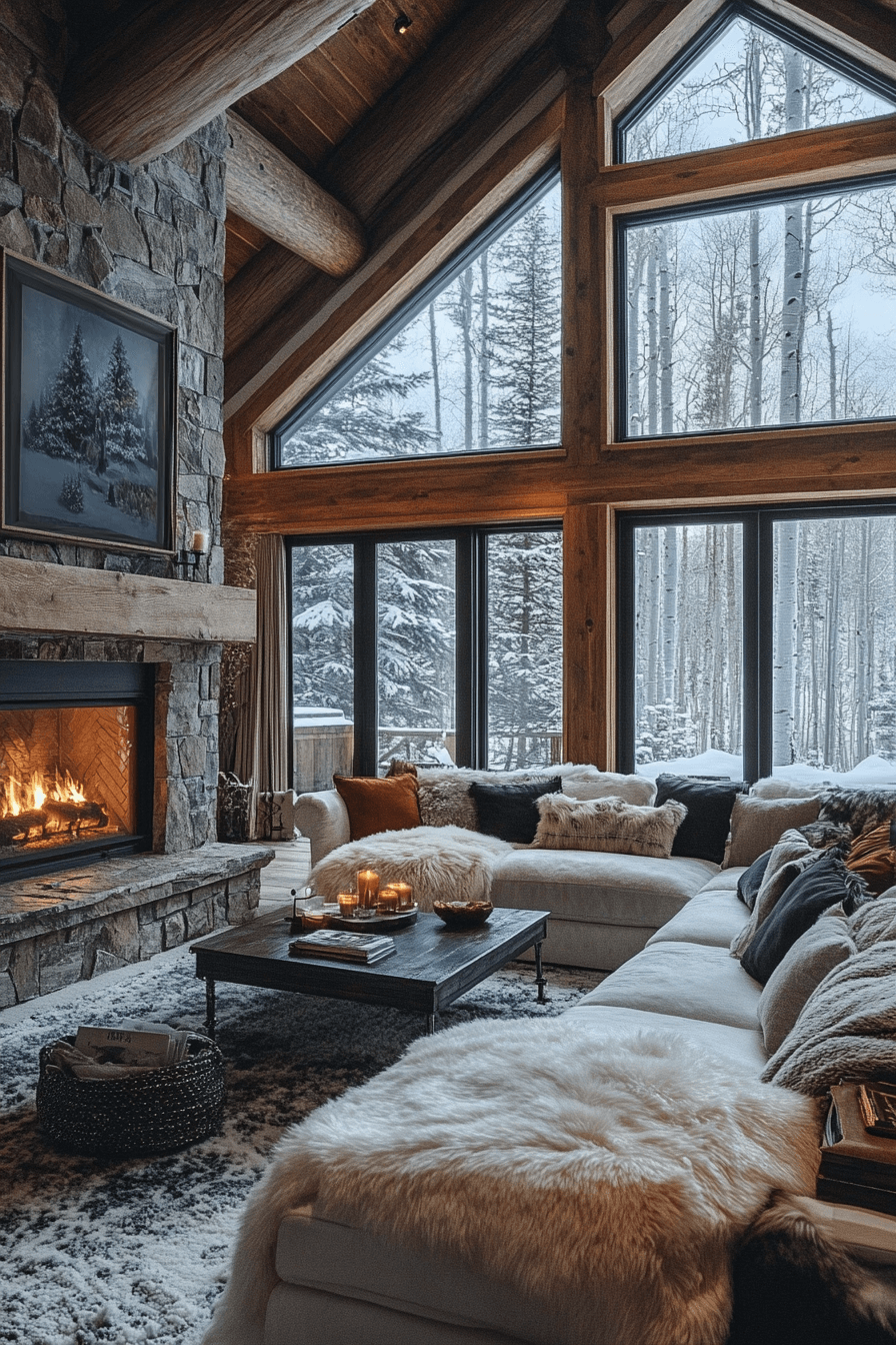 29 Cozy Winter Cabin Aesthetic Ideas for the Ultimate Snuggle-Worthy Space 15 cozy winter cabin aesthetic