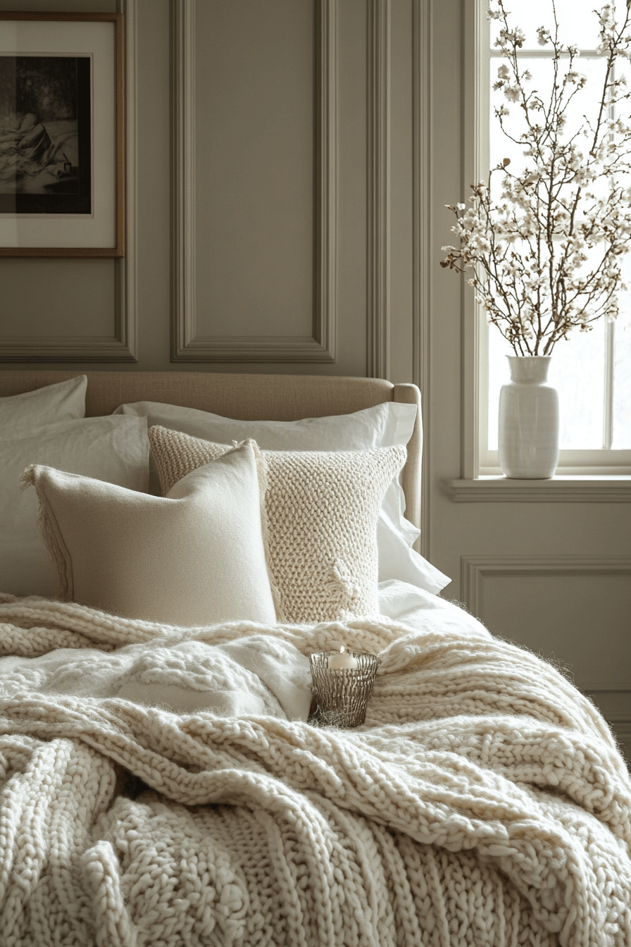 29 Cozy Neutral Bedroom Ideas to Wrap Your Room in Gentle Warmth 16 cozy neutral bedroom