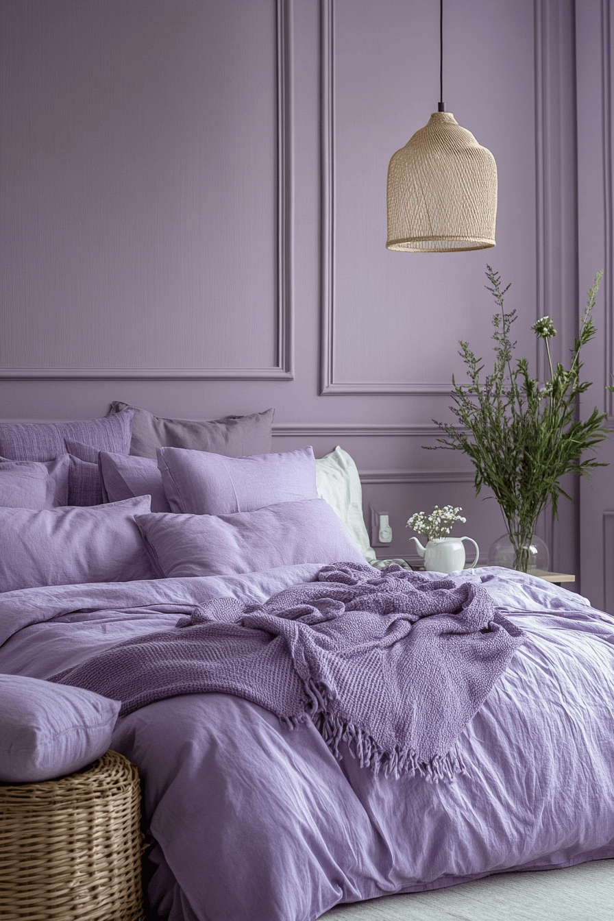29 Soft Lavender Bedroom Ideas to Create a Calm and Cozy Retreat 16 Soft Lavender Bedroom