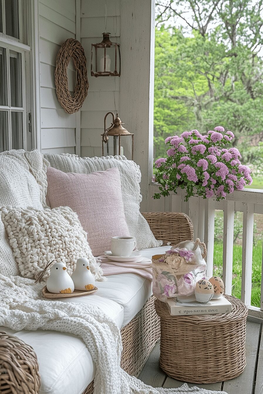 29 Easter Porch Decor Ideas to Greet the Season with Creativity and Joy 16 easter porch decor