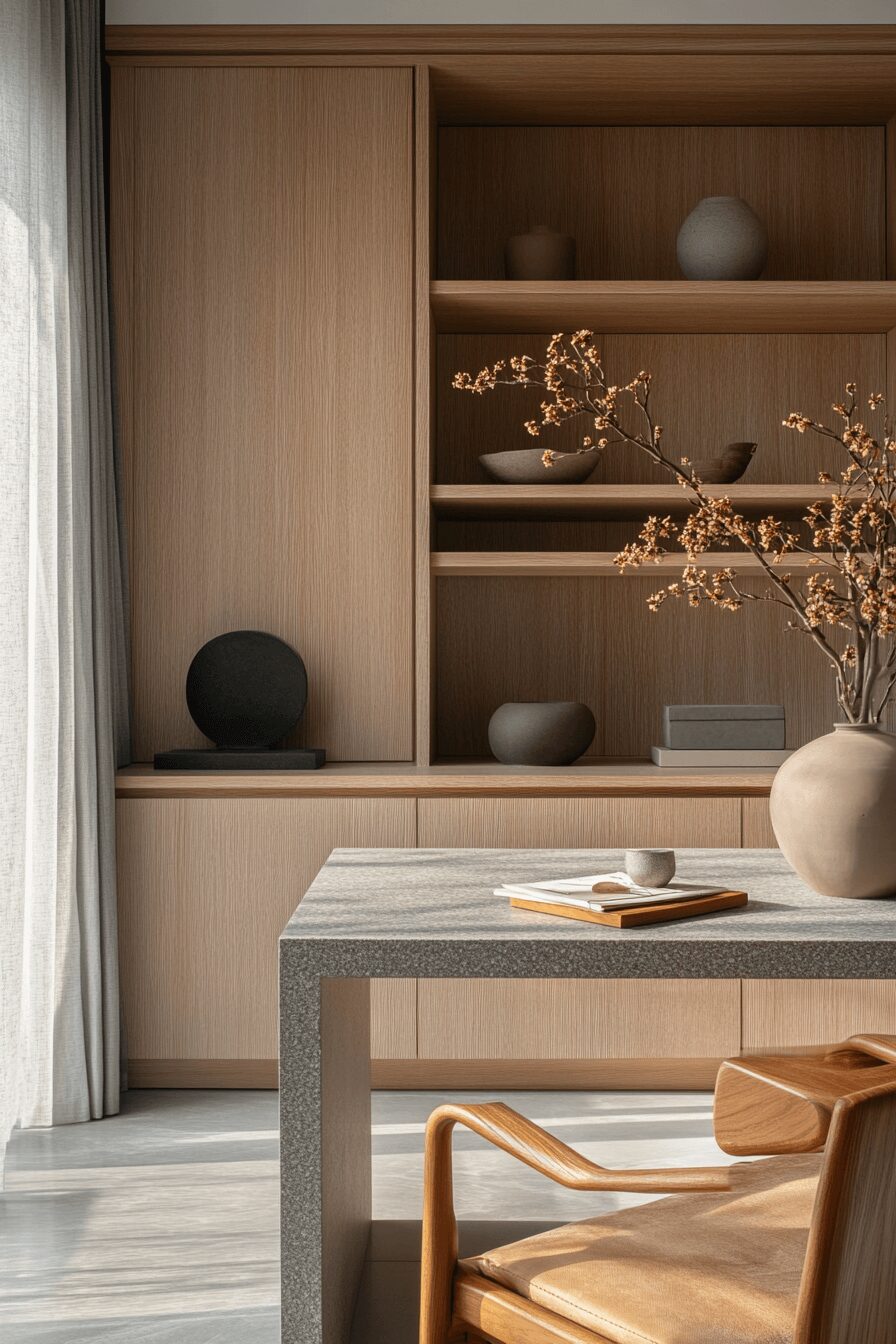 29 Grey Japandi Decor Ideas to Create a Calm and Balanced Home 16 grey japandi decor