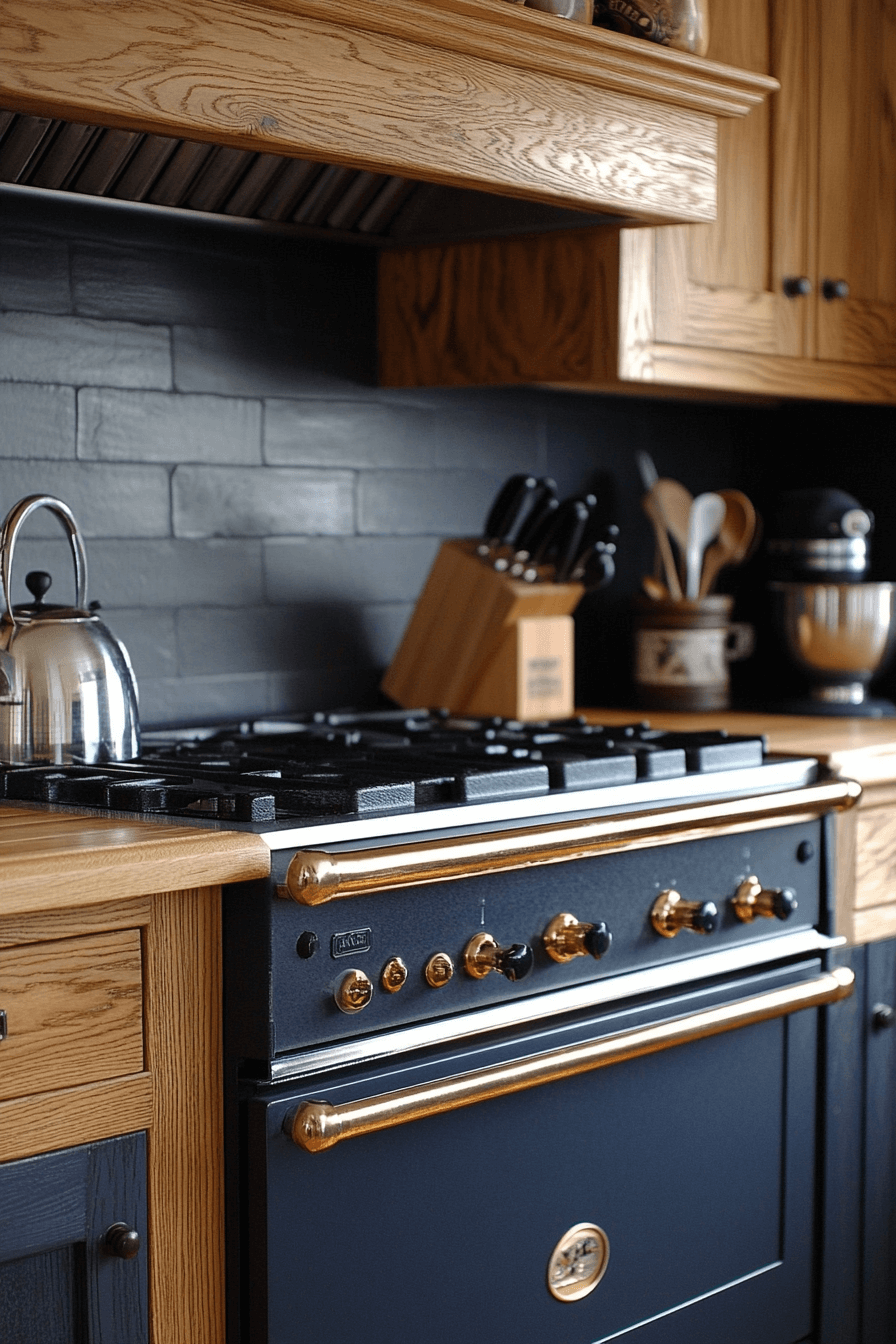 29 Navy Blue Kitchen Cabinets Ideas to Achieve a Sleek and Stylish Kitchen 16 navy blue kitchen cabinets