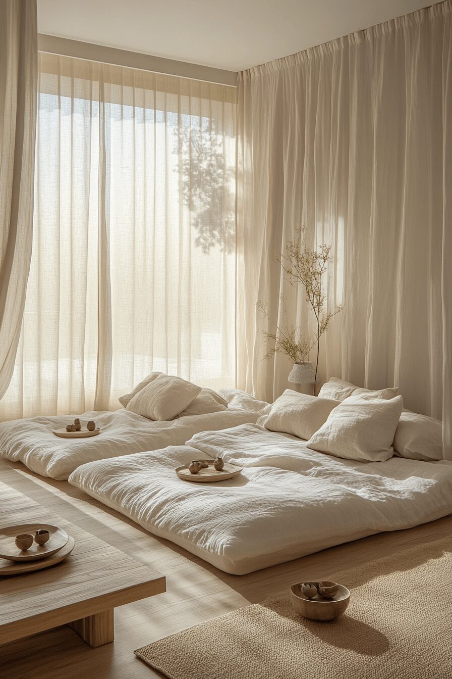 29 White Aesthetic Bedroom Ideas That Embrace Minimalist Beauty 16 white aesthetic bedroom