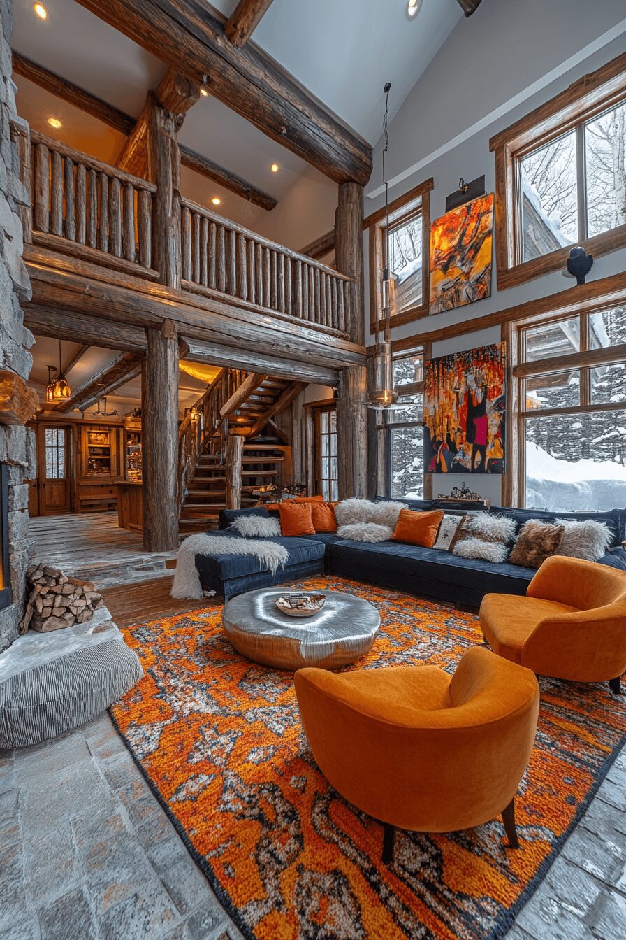29 Winter Cabin Interior Ideas That Turn Cold Days into Cozy Moments 17 winter cabin interior