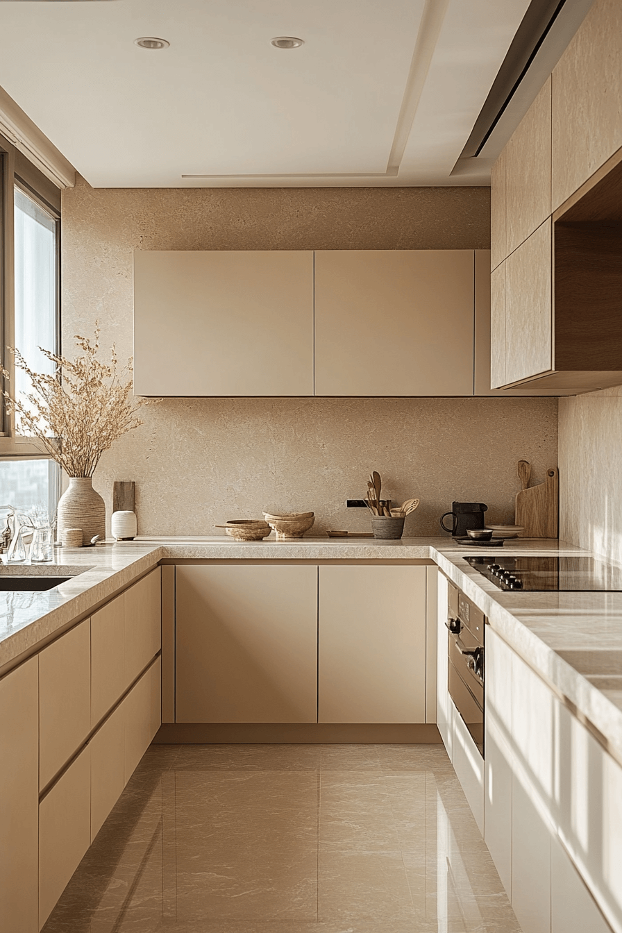 29 Beige Kitchen Cabinets Ideas for a Serene and Stylish Space 17 beige kitchen cabinets