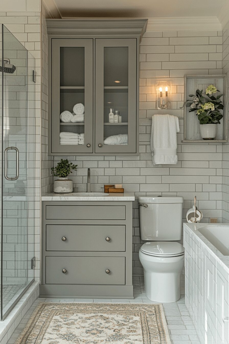 29 Grey Bathroom Decor Ideas to Keep Things Neutral Yet Stylish 17 grey bathroom decor