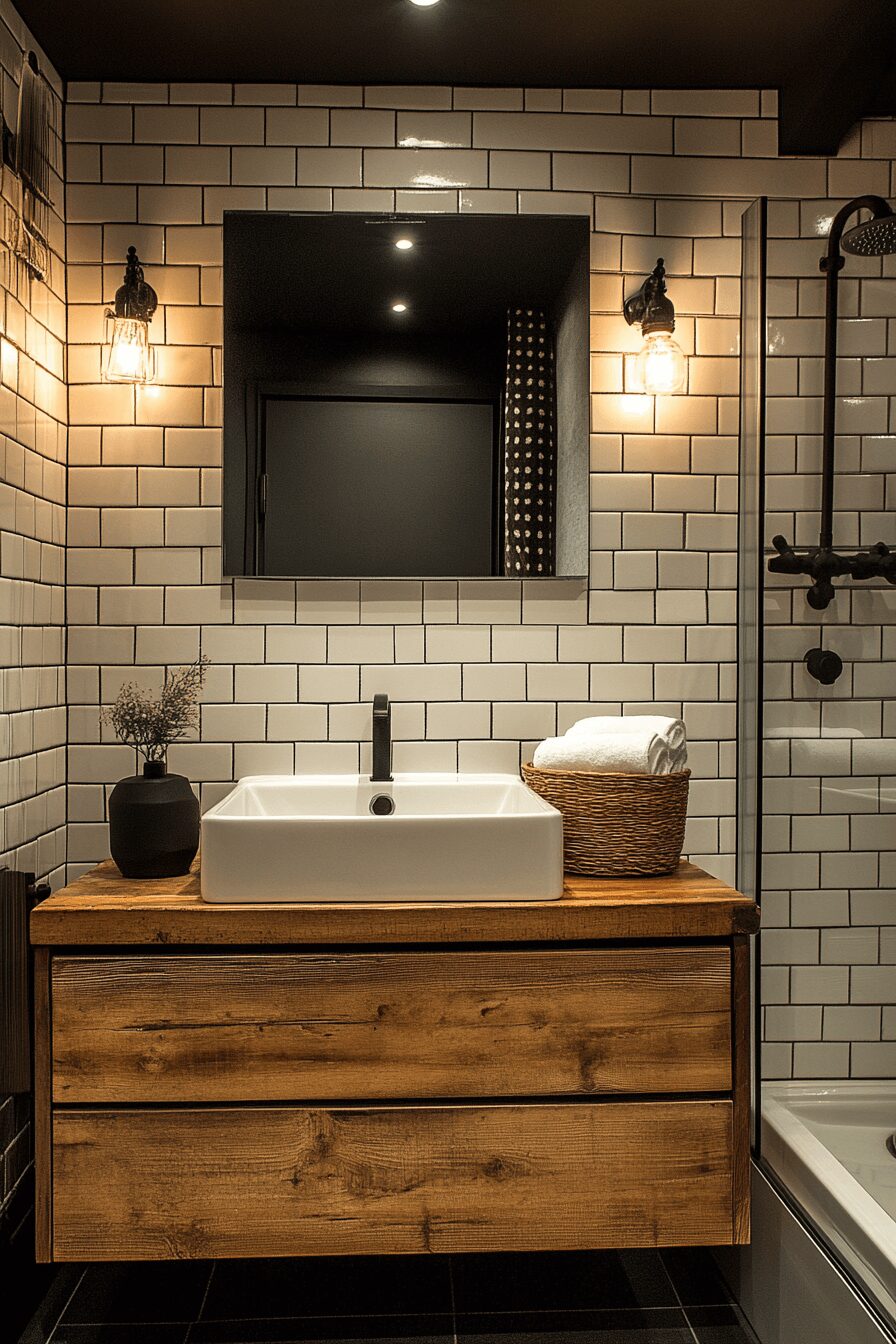 29 Bathroom Industrial Style Ideas for a Statement-Making Washroom 17 Bathroom industrial style