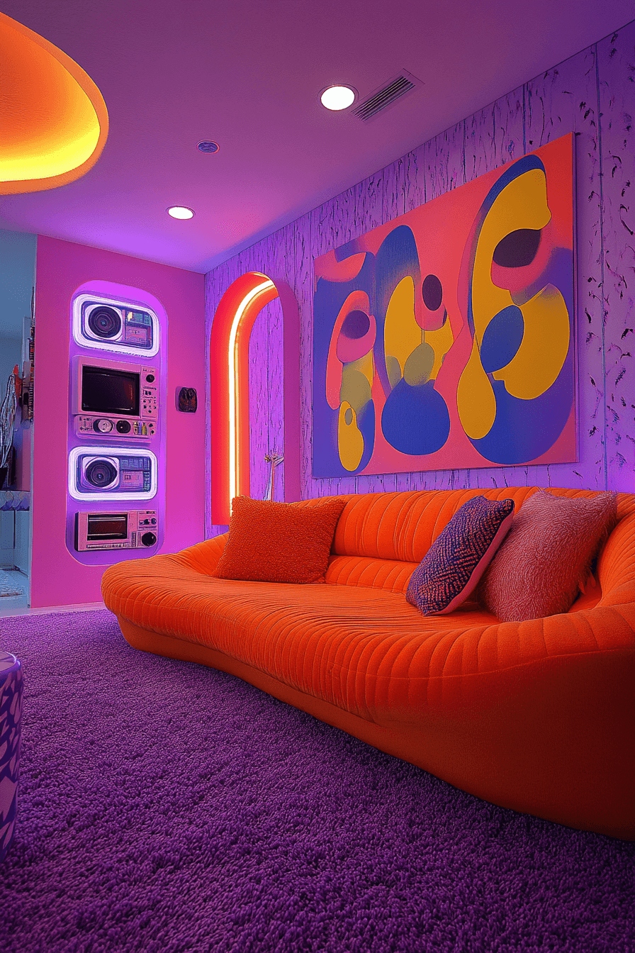 29 Retro Living Rooms Ideas to Add Nostalgic Charm to Your Space 18 retro living rooms