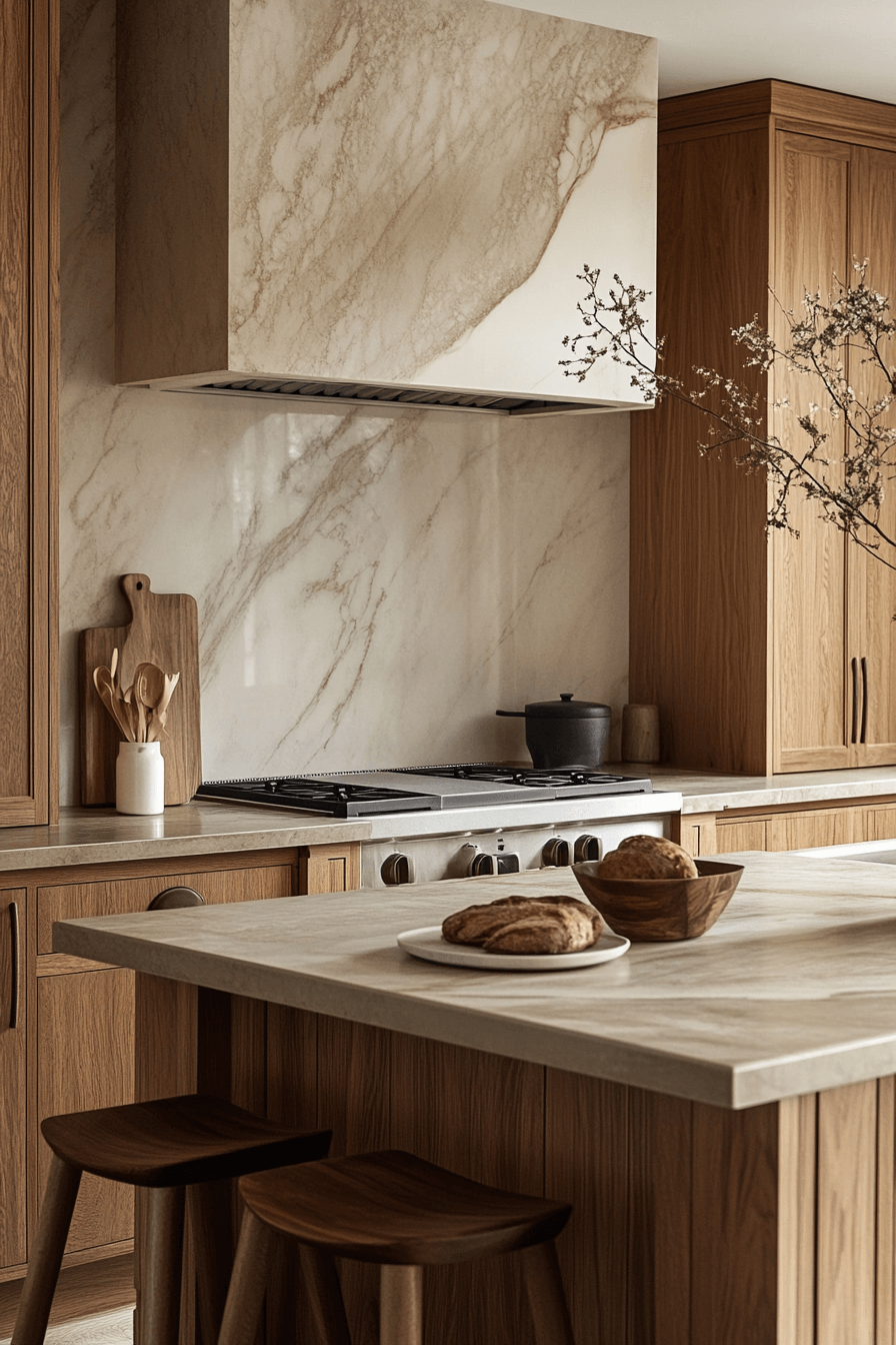 29 Natural Wood Kitchen Cabinets Inspirations to Bring Organic Beauty Into Your Home 18 natural wood kitchen cabinets