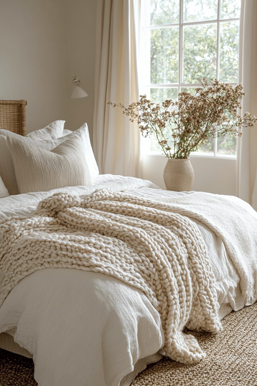 29 Soft Neutrals Bedroom Ideas for a Light and Airy Feel 19 Soft Neutrals Bedroom